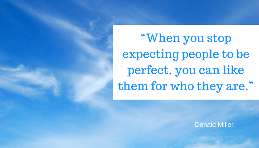 “When you stop expecting people to be perfect, you can like them for who they are, david millar