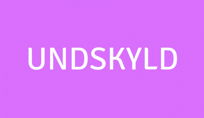 Undskyld